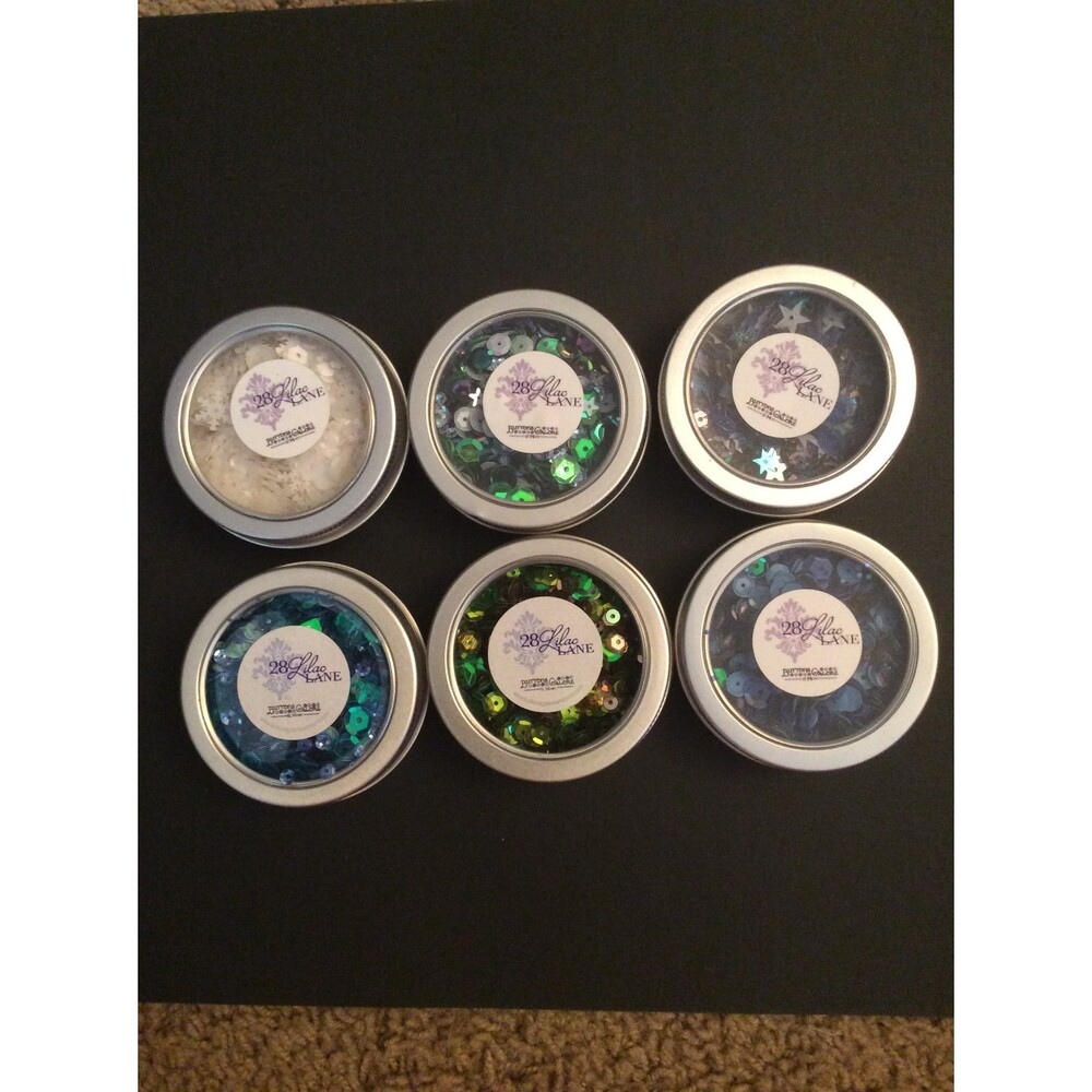 6 Tins of 28 Lilac Lane Sequence B10